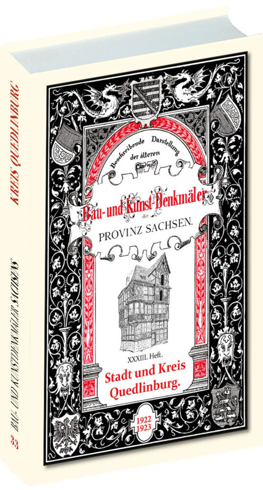 Cover: 9783867774154 | Bau- und Kunstdenkmäler Stadt und Kreis QUEDLINBURG 1922-1923 | Buch