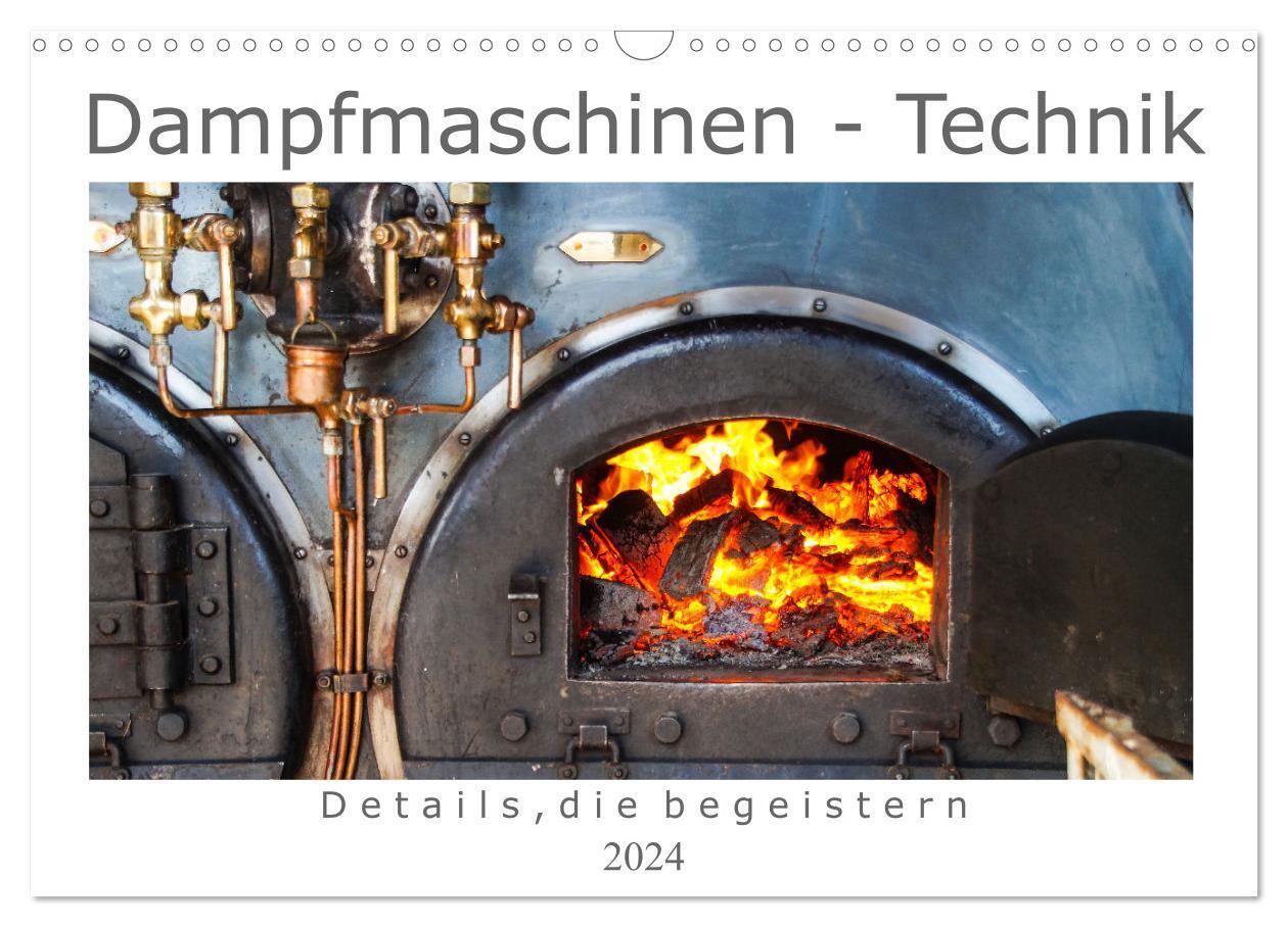 Cover: 9783675736481 | Dampfmaschinen - Technik (Wandkalender 2024 DIN A3 quer), CALVENDO...