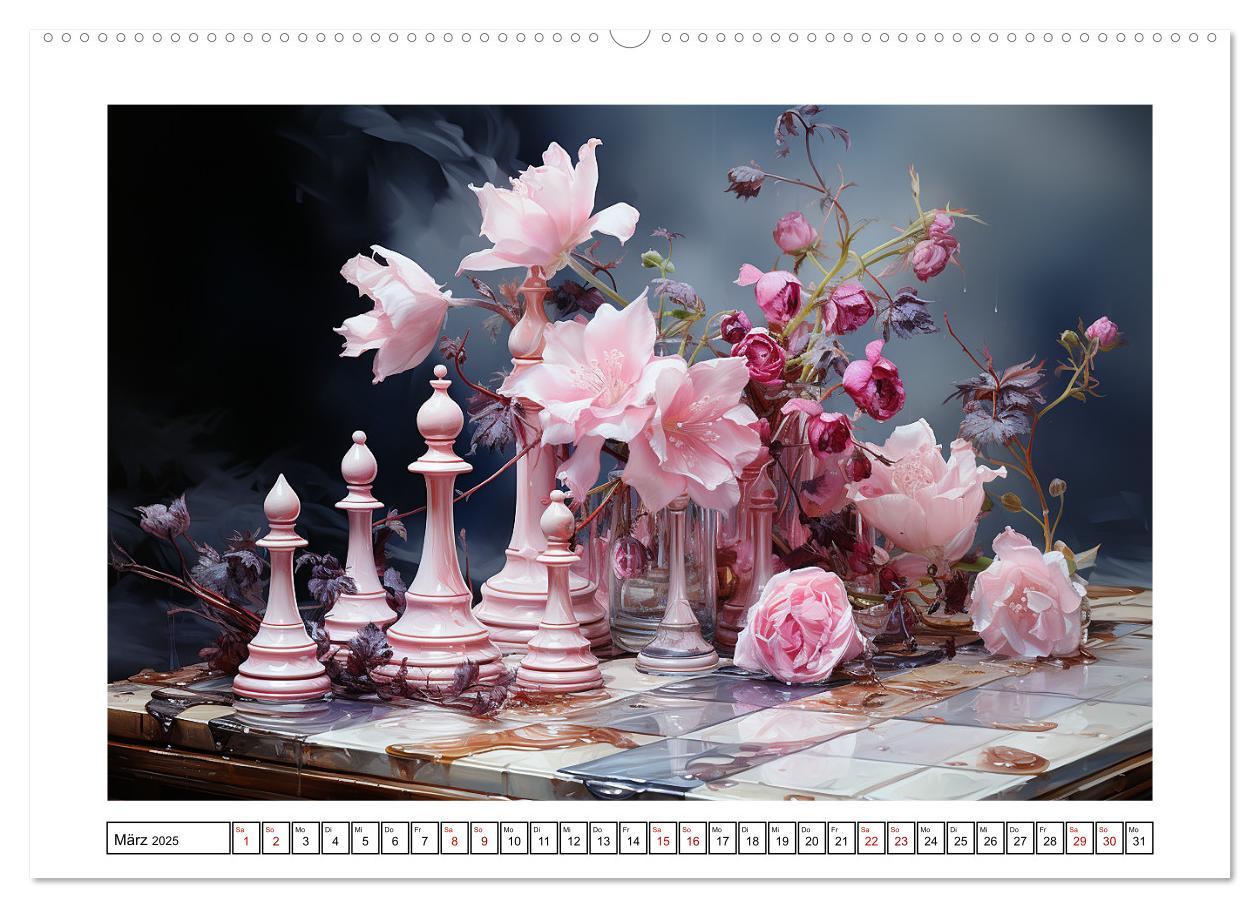 Bild: 9783383879005 | Schach Matt (hochwertiger Premium Wandkalender 2025 DIN A2 quer),...