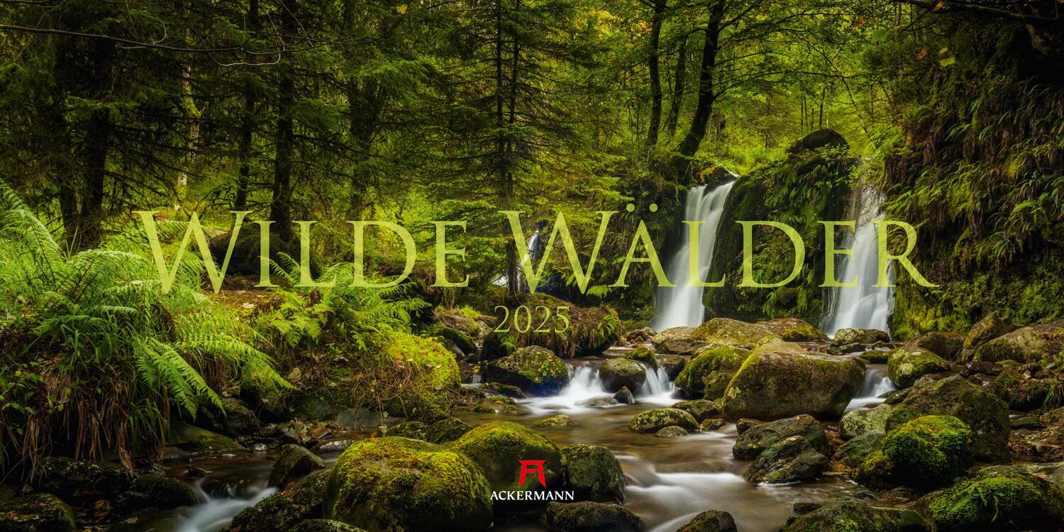 Cover: 9783838425597 | Wilde Wälder Kalender 2025 | Ackermann Kunstverlag | Kalender | 14 S.