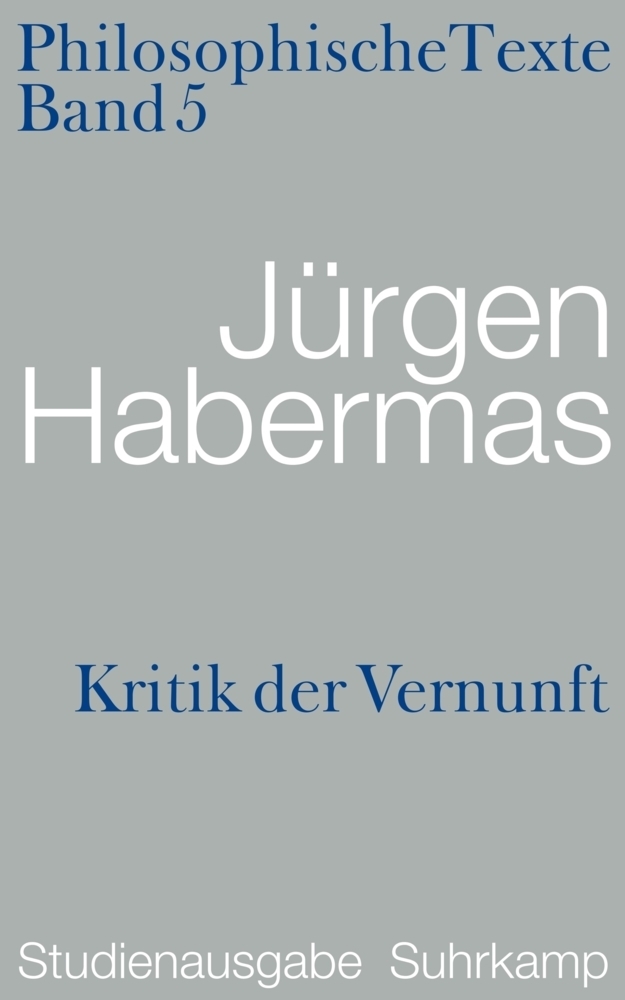 Cover: 9783518585306 | Kritik der Vernunft | Jürgen Habermas | Taschenbuch | 2009 | Suhrkamp