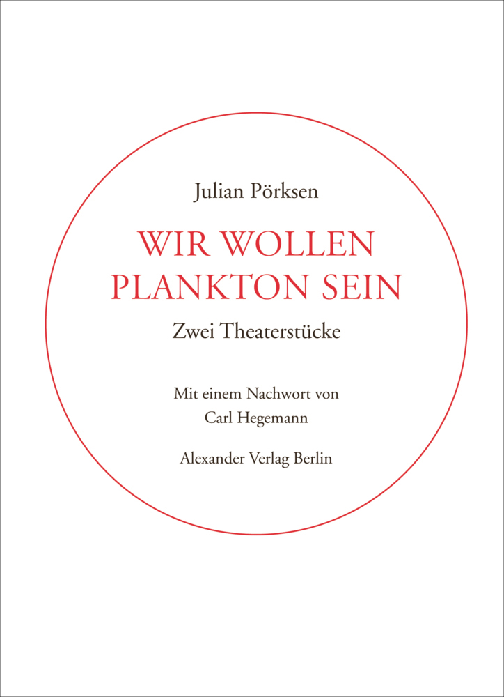 Cover: 9783895813658 | Wir wollen Plankton sein | Ein Theatertext für 2 Männer, 1 Dame | Buch