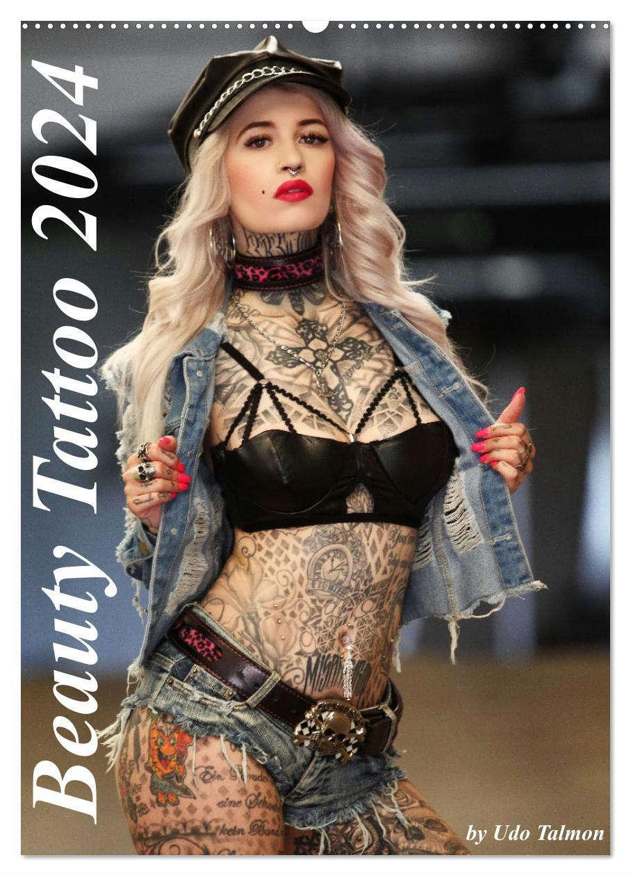 Cover: 9783675551015 | Beauty Tattoo 2024 (Wandkalender 2024 DIN A2 hoch), CALVENDO...