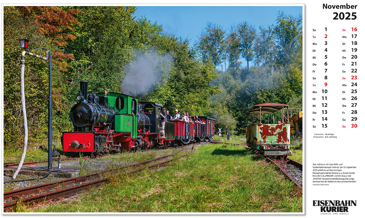 Bild: 9783844659399 | Feldbahnen 2025 | Kalender | 13 S. | Deutsch | 2025 | EK-Verlag