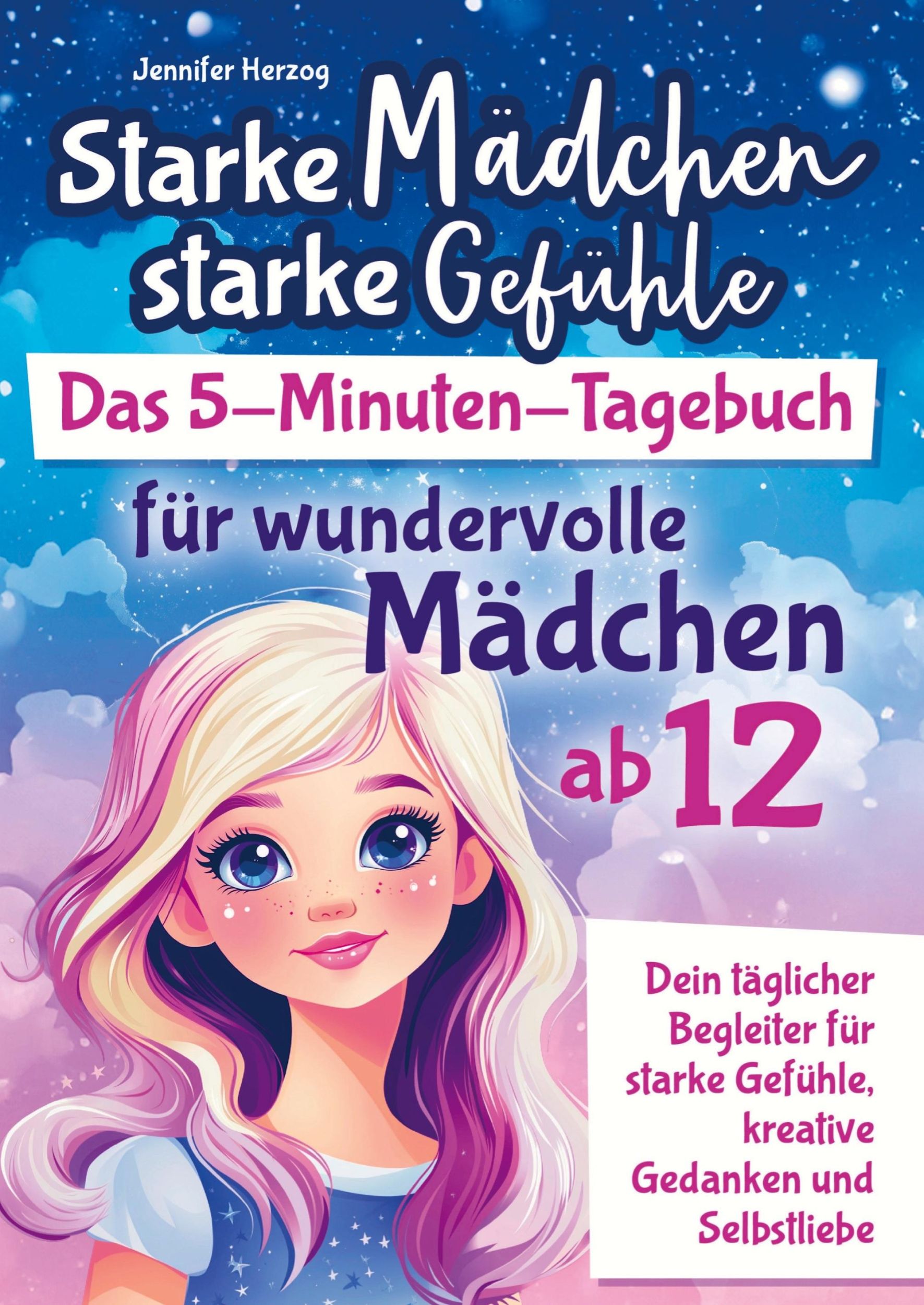 Cover: 9783911368223 | Starke Mädchen, starke Gefühle - Das 5-Minuten-Tagebuch für...