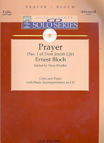 Cover: 9780825865640 | Prayer (No. 1 Of 'From Jewish Life') | Ernest Bloch | Carl Fischer