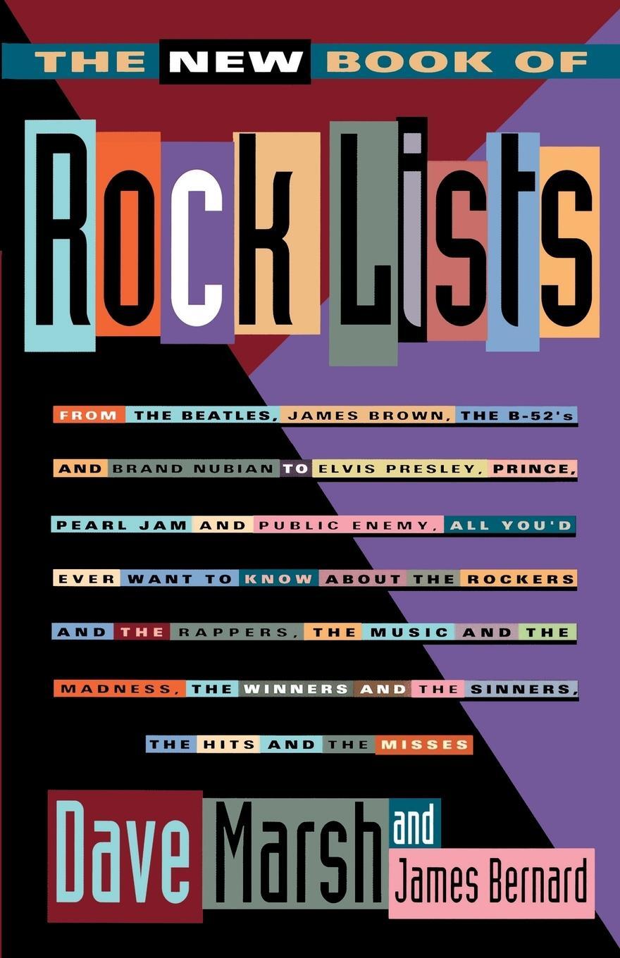Cover: 9780671787004 | The New Book of Rock Lists | Dave Marsh | Taschenbuch | Paperback