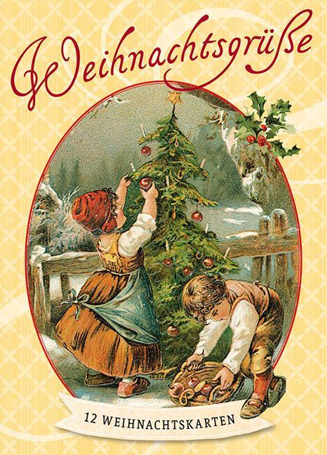 Cover: 9783780616265 | Weihnachtsgrüße - Nostalgiepostkarten | 12 Weihnachtskarten | Buch