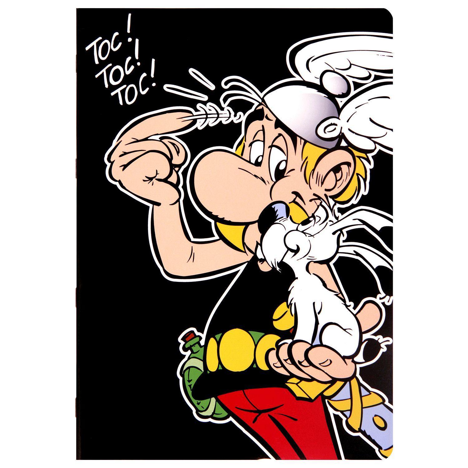 Bild: 3329688129672 | Asterix 3, Idefix Notizheft A4 48 Blatt, französische Lineatur | Buch