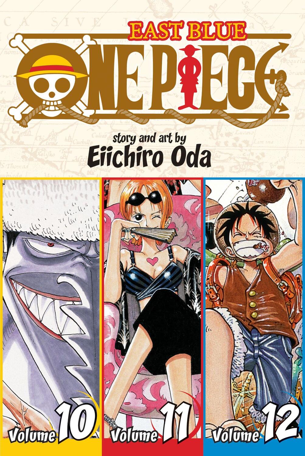 Cover: 9781421536286 | One Piece (Omnibus Edition), Vol. 4 | Includes vols. 10, 11 &amp; 12 | Oda