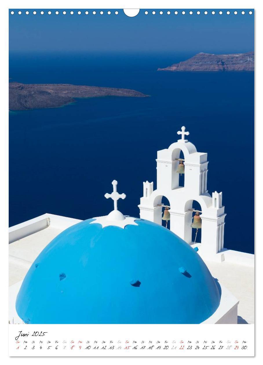 Bild: 9783457053485 | Insel des Lichts - Santorini (Wandkalender 2025 DIN A3 hoch),...