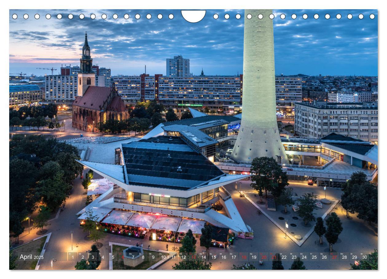 Bild: 9783435307128 | Berlin von oben (Wandkalender 2025 DIN A4 quer), CALVENDO...