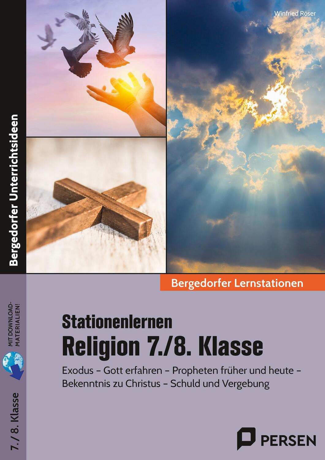 Cover: 9783403212508 | Stationenlernen Religion 7./8. Klasse | Winfried Röser | Bundle | 2024