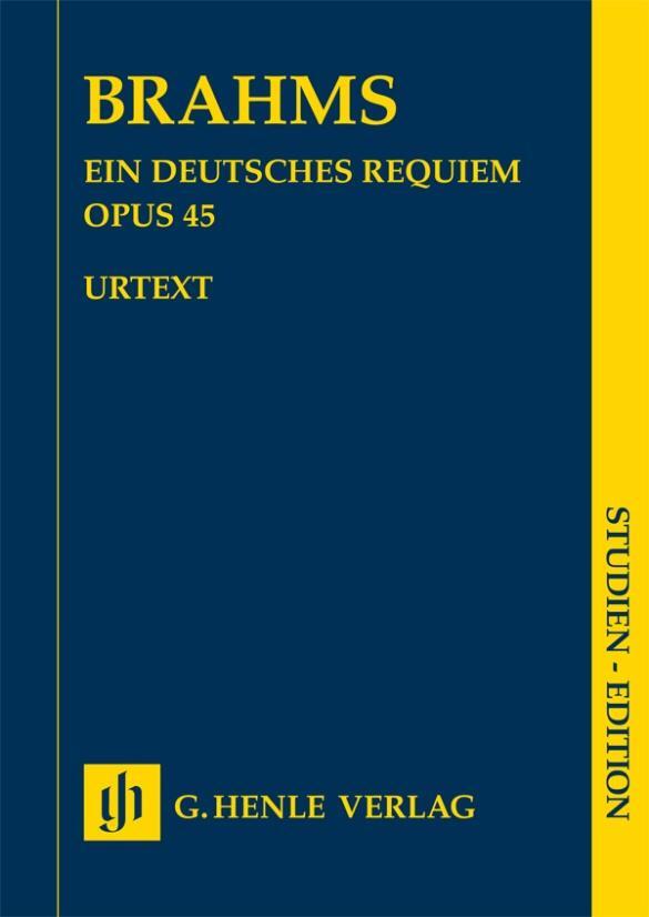 Cover: 9790201890296 | Brahms, Johannes - Ein deutsches Requiem op. 45 | Musgrave (u. a.)