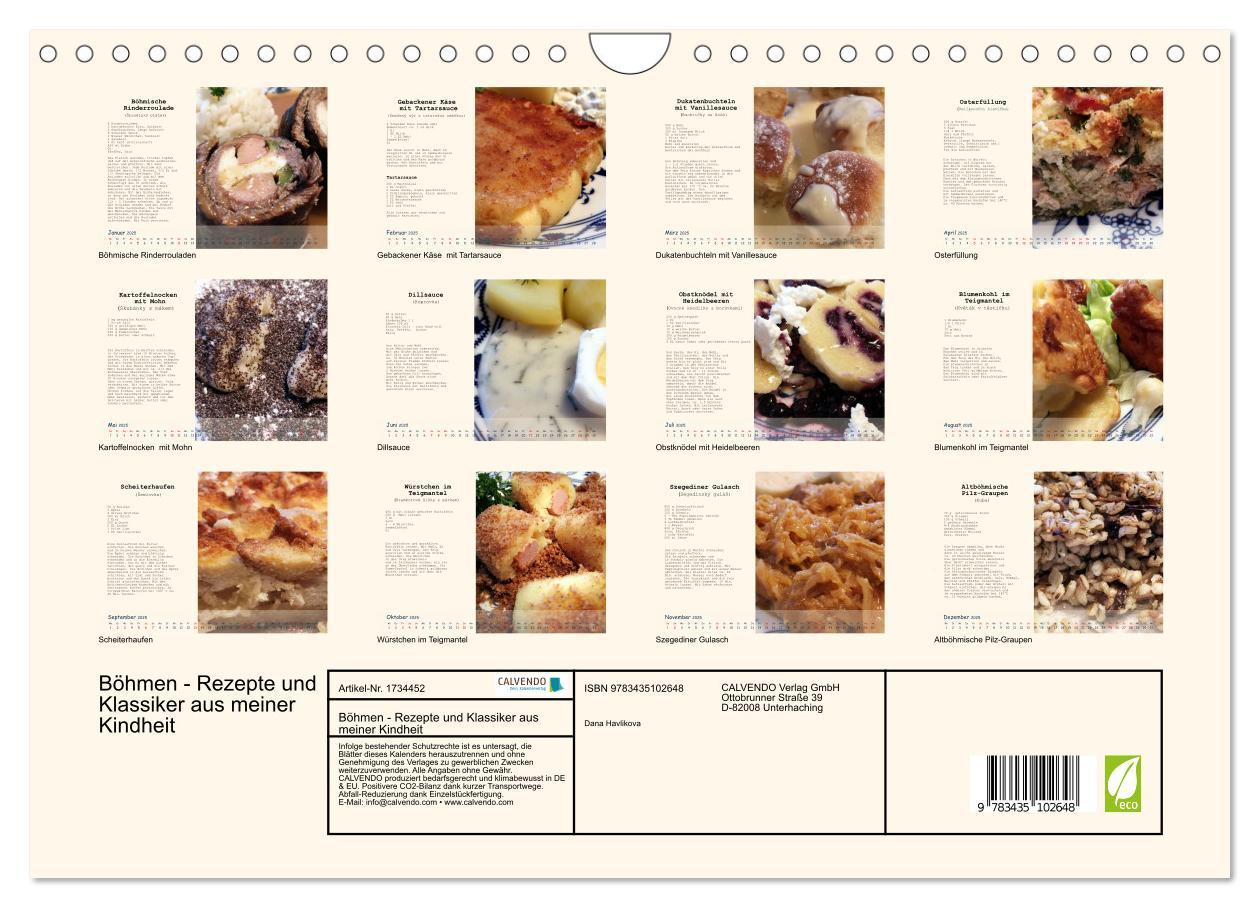 Bild: 9783435102648 | Böhmen - Rezepte und Klassiker aus meiner Kindheit (Wandkalender...