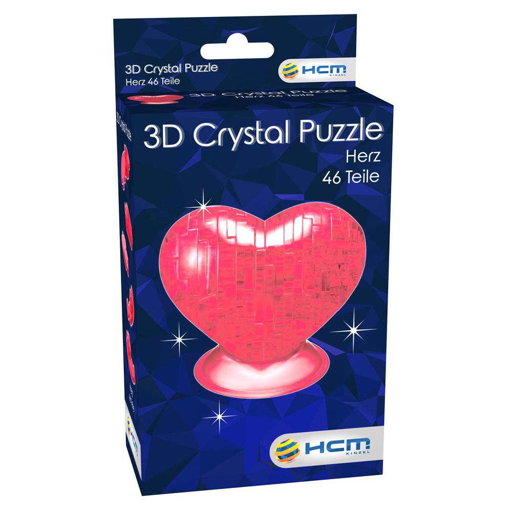 Cover: 4018928591612 | Crystal Puzzle - Herz Rot - 46 Teile | Spiel | 59161 | Deutsch | 2024