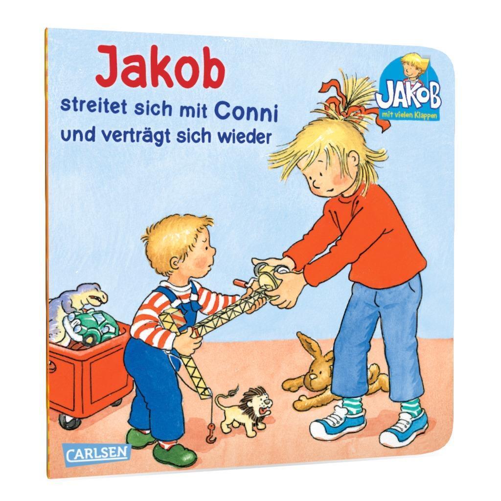 Bild: 9783551167606 | Jakob-Bücher: Jakob streitet sich mit Conni und verträgt sich wieder