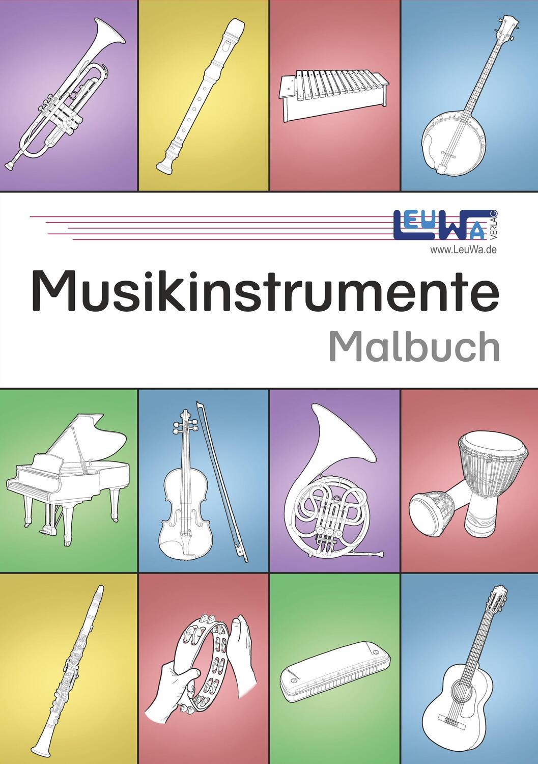 Cover: 9783940533760 | Musikinstrumente Malbuch | Martin Leuchtner (u. a.) | Taschenbuch