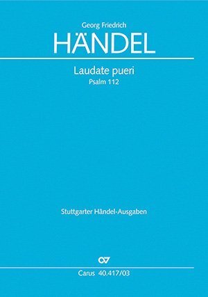 Cover: 9790007095451 | Laudate pueri (Klavierauszug) | HWV 237 | Georg Friedrich Händel