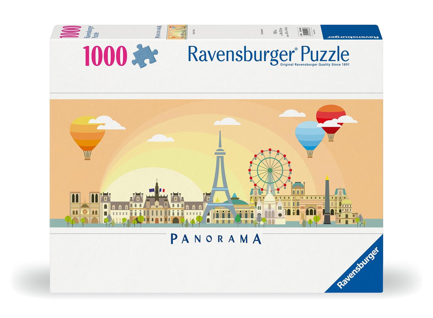 Cover: 4005555004486 | Ravensburger Puzzle 12000448 - Ein Tag in Paris - 1000 Teile Puzzle...