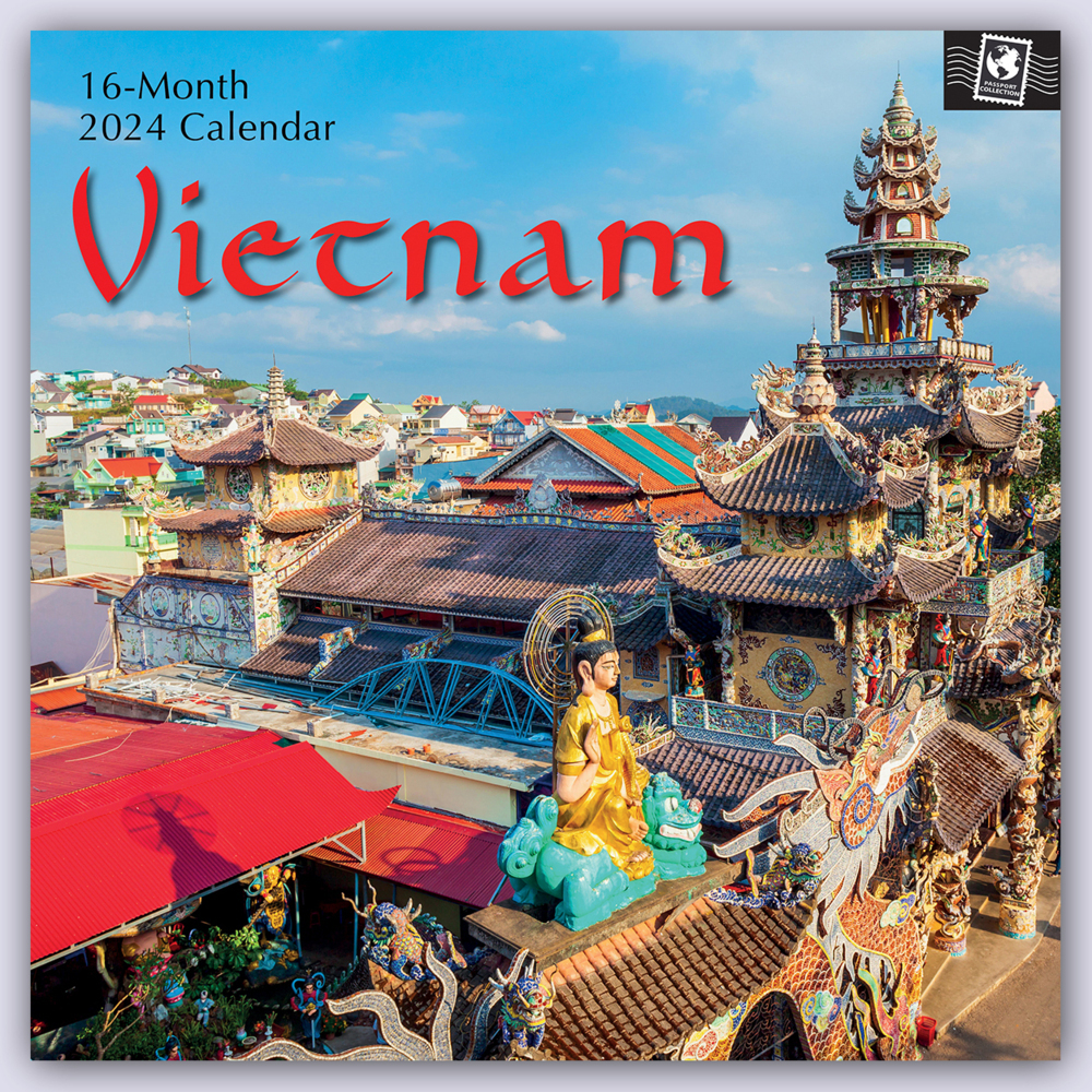 Cover: 9781804109328 | Vietnam 2024 - 16-Monatskalender | The Gifted Stationery Co. Ltd