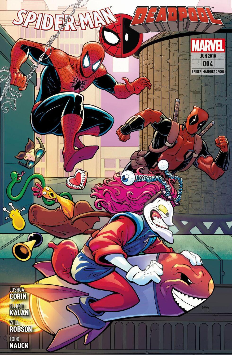Cover: 9783741607813 | Spider-Man/Deadpool | Bd. 4: Jagd auf Slapstick | Joshua Corin (u. a.)