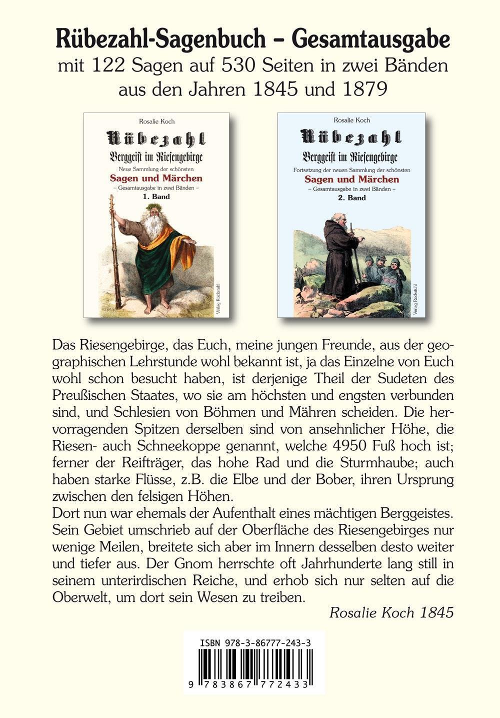 Bild: 9783867772433 | Rübezahl - Berggeist im Riesengebirge 1845 - Band 1 | Rosalie Koch