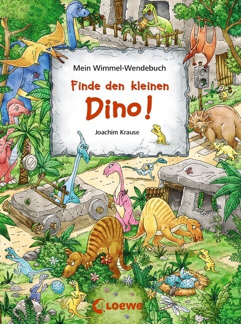 Cover: 9783785588734 | Mein Wimmel-Wendebuch - Finde den kleinen Dino! / Finde das blaue...