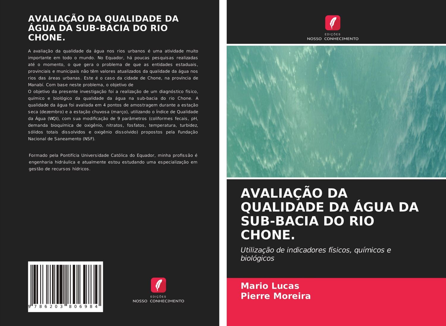 Cover: 9786203806984 | AVALIAÇÃO DA QUALIDADE DA ÁGUA DA SUB-BACIA DO RIO CHONE. | Buch