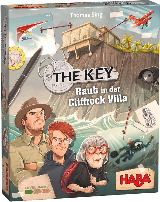 Cover: 4010168251196 | The Key Raub in der Cliffrock-Villa (Kinderspiel) | Spiel | Deutsch