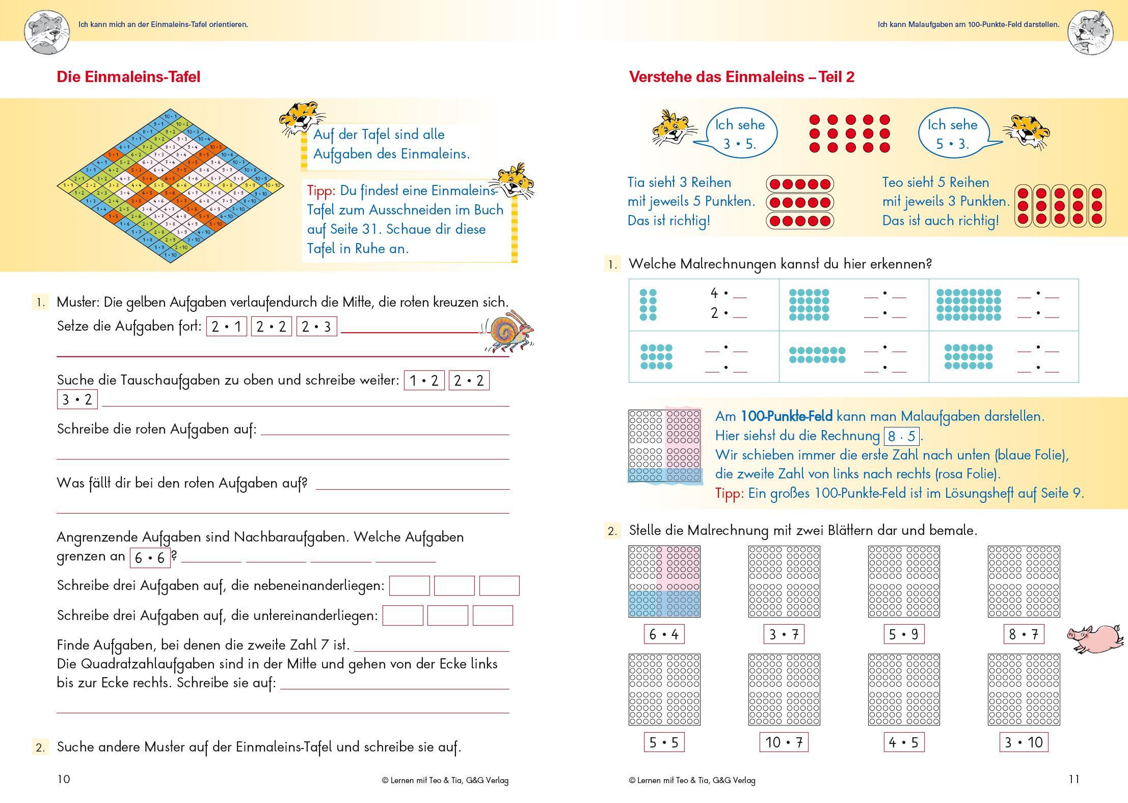 Bild: 9783707424393 | Lernen mit Teo und Tia Mathematik - Einmaleins-Trainer - 2. Klasse...