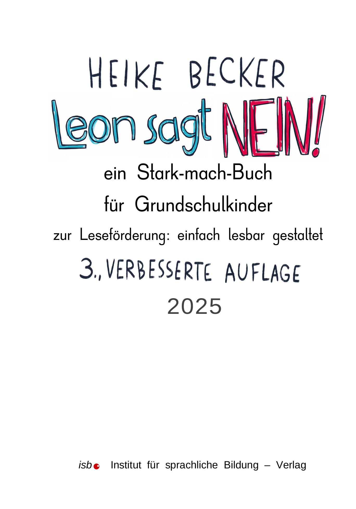 Bild: 9783942122511 | Leon sagt NEIN! | Heike Becker | Broschüre | 48 S. | Deutsch | 2025