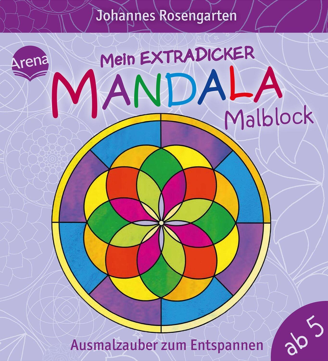 Cover: 9783401718651 | Mein extradicker Mandala-Malblock. Ausmalzauber zum Entspannen | Buch