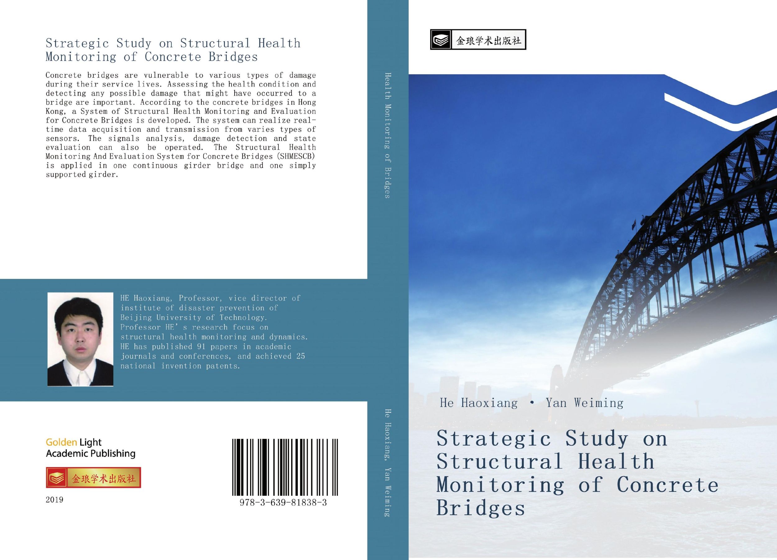 Cover: 9783639818383 | Strategic Study on Structural Health Monitoring of Concrete Bridges