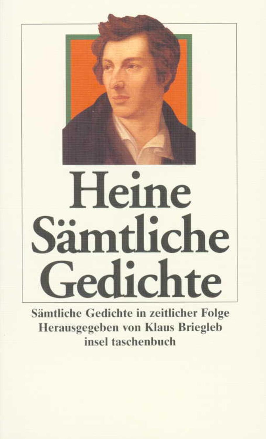 Cover: 9783458336631 | Sämtliche Gedichte in zeitlicher Folge | Heinrich Heine | Taschenbuch