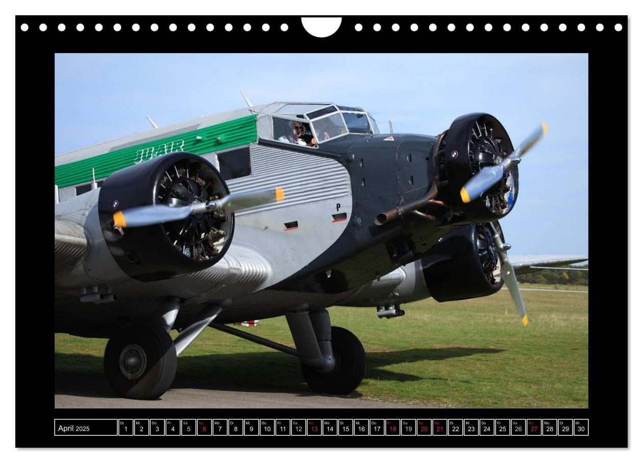 Bild: 9783435828159 | JU-AIR Ju-52 (Wandkalender 2025 DIN A4 quer), CALVENDO Monatskalender