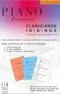 Cover: 9781616771683 | Piano Adventures Flashcards In-a-Box for Primer 2A | Faber | 1999