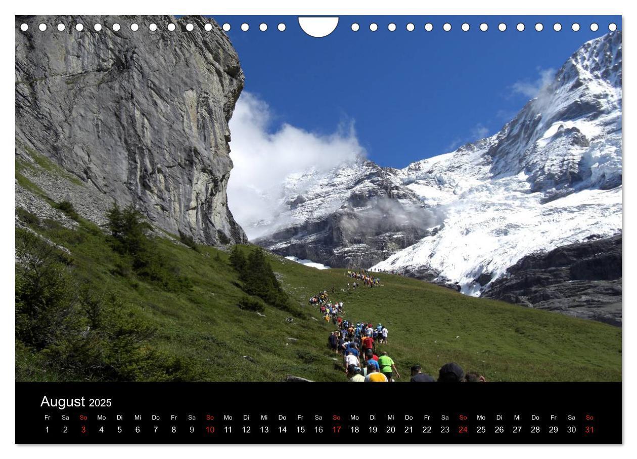 Bild: 9783435823826 | Der Jungfrau-Marathon (Wandkalender 2025 DIN A4 quer), CALVENDO...