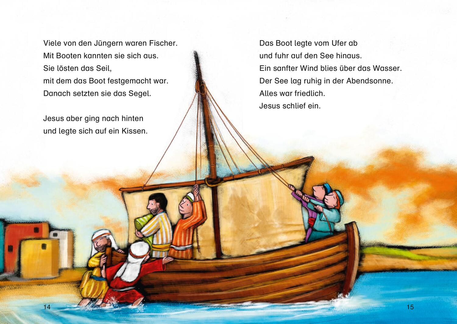 Bild: 9783438040077 | Mit Jesus auf dem See | Reihe: Bibelgeschichten für Erstleser | Buch
