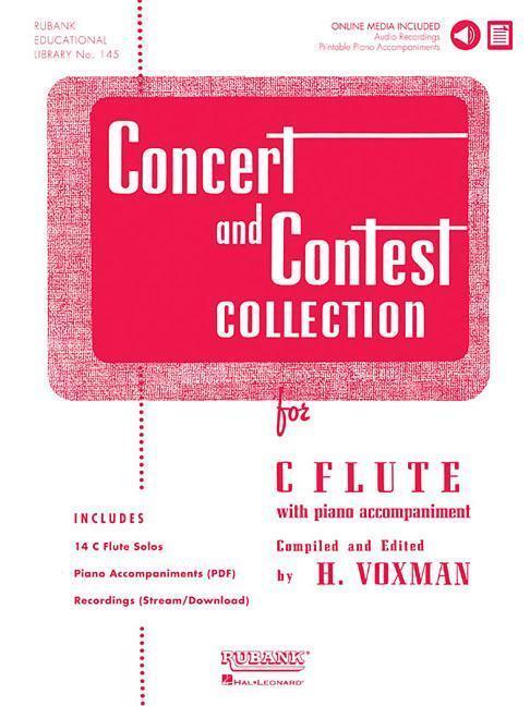 Cover: 9781423477174 | Concert and Contest Collection for C Flute: Solo Book with Online...