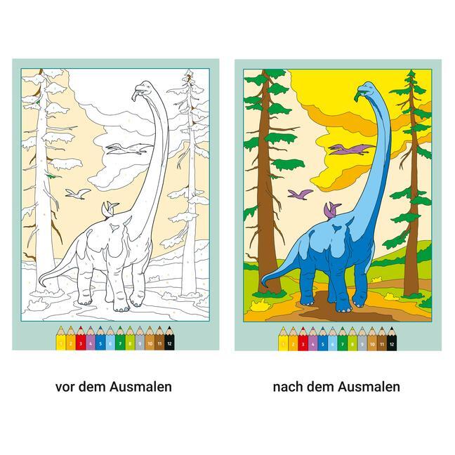 Bild: 9783473489541 | Ravensburger Malen nach Zahlen ab 7 Jahren Dinosaurier | Taschenbuch