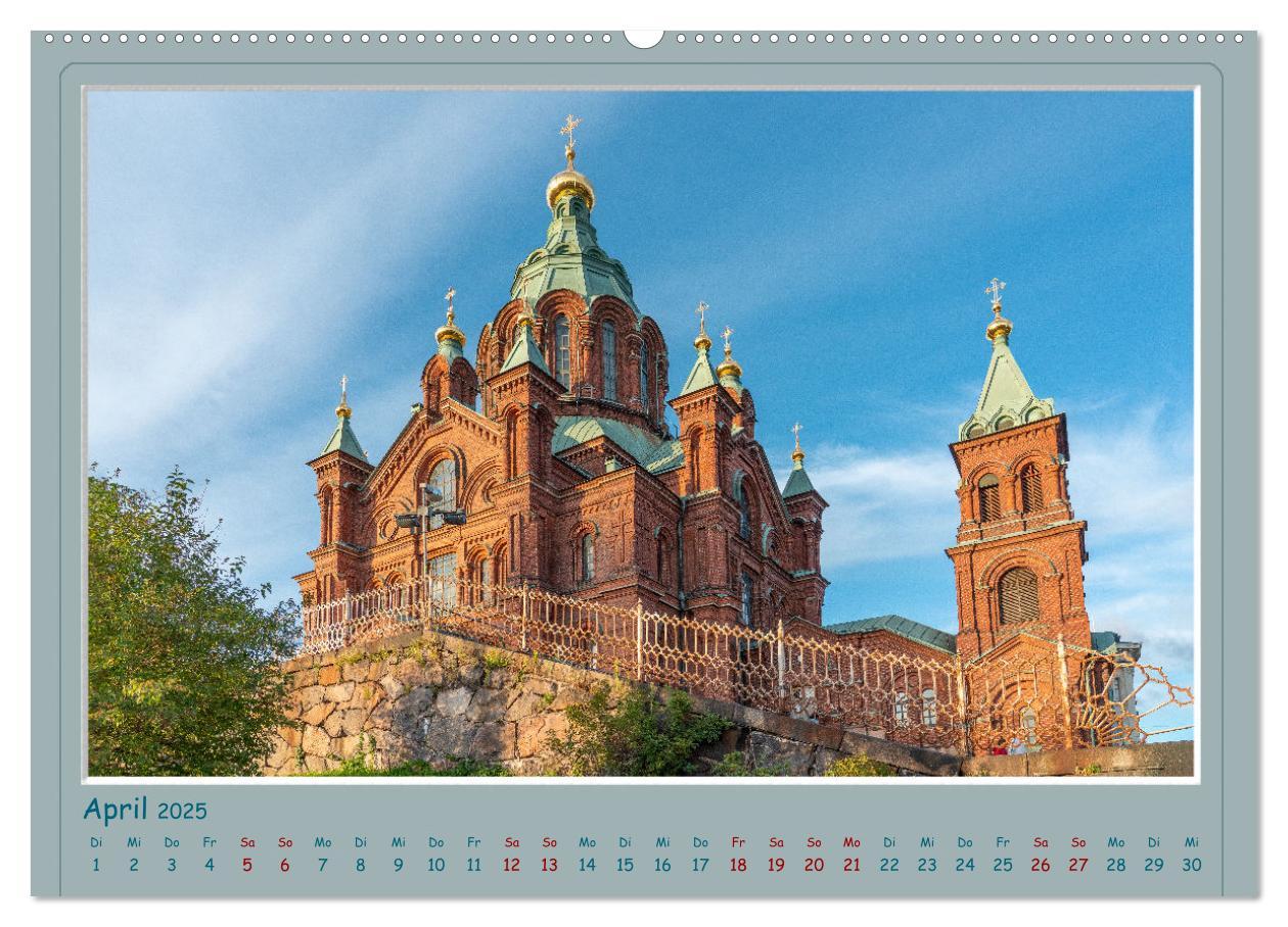 Bild: 9783383945304 | HELSINKI CITY (Wandkalender 2025 DIN A2 quer), CALVENDO Monatskalender