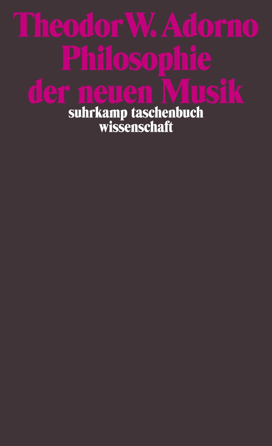 Cover: 9783518278390 | Philosophie der neuen Musik | Theodor W. Adorno | Taschenbuch | 200 S.