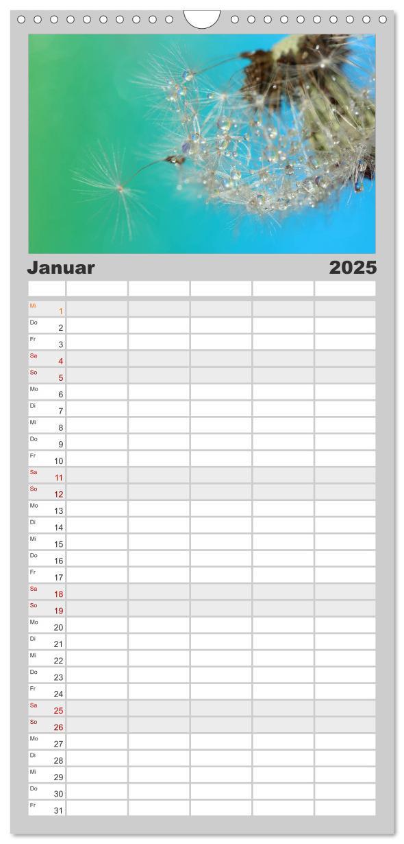 Bild: 9783457125632 | Familienplaner 2025 - Puste mal! mit 5 Spalten (Wandkalender, 21 x...