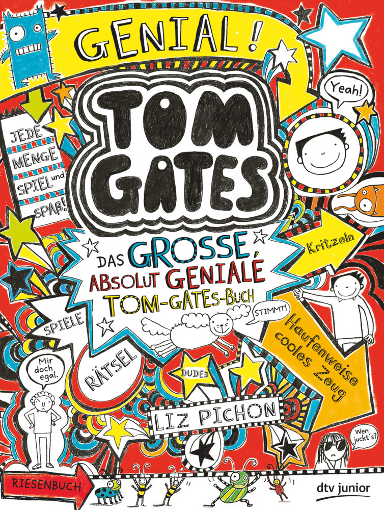 Cover: 9783423718219 | Tom Gates - Das große, absolut geniale Tom-Gates-Buch | Liz Pichon