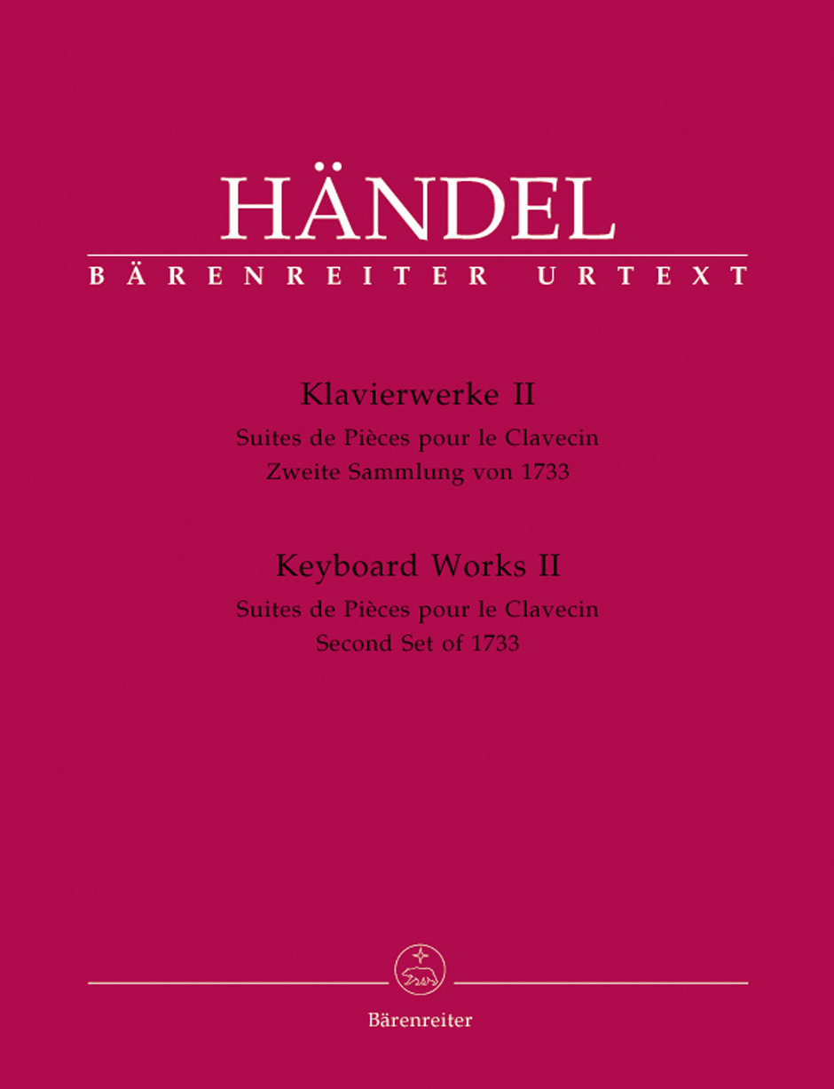 Cover: 9790006446216 | Keyboard Works II - Second Set Of 1733 | Bärenreiter Urtext