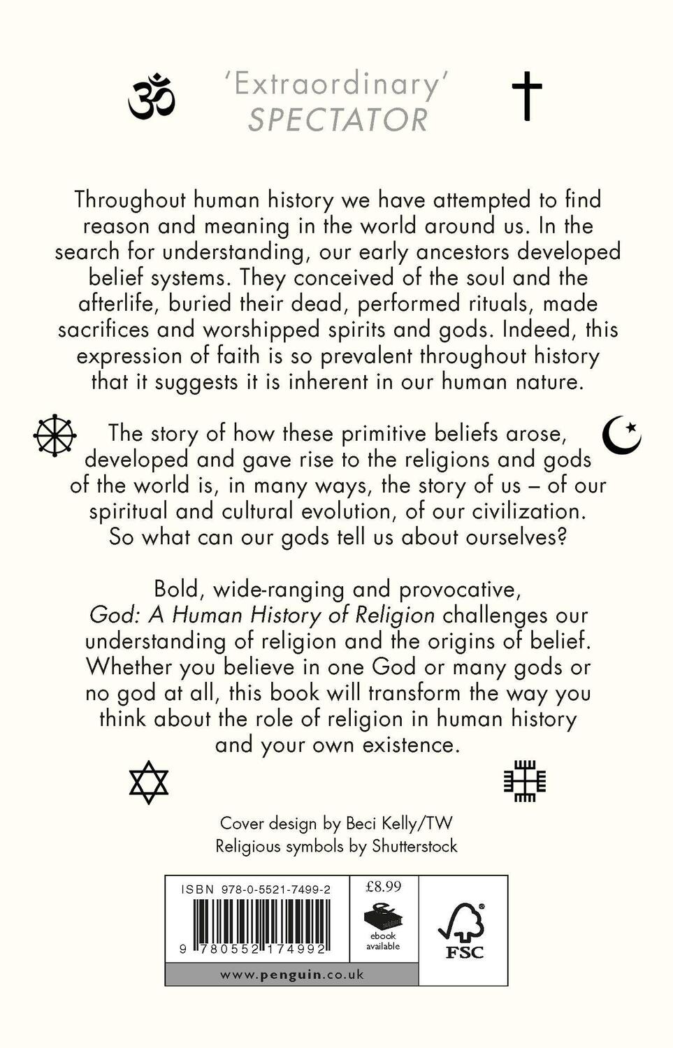 Rückseite: 9780552174992 | God | A Human History | Reza Aslan | Taschenbuch | B-format paperback