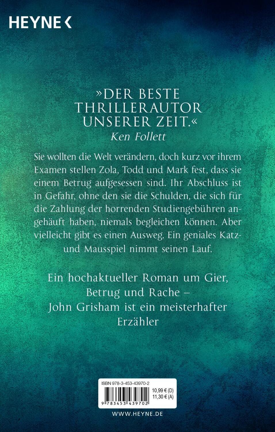 Bild: 9783453439702 | Forderung | Roman | John Grisham | Taschenbuch | Deutsch | 2019