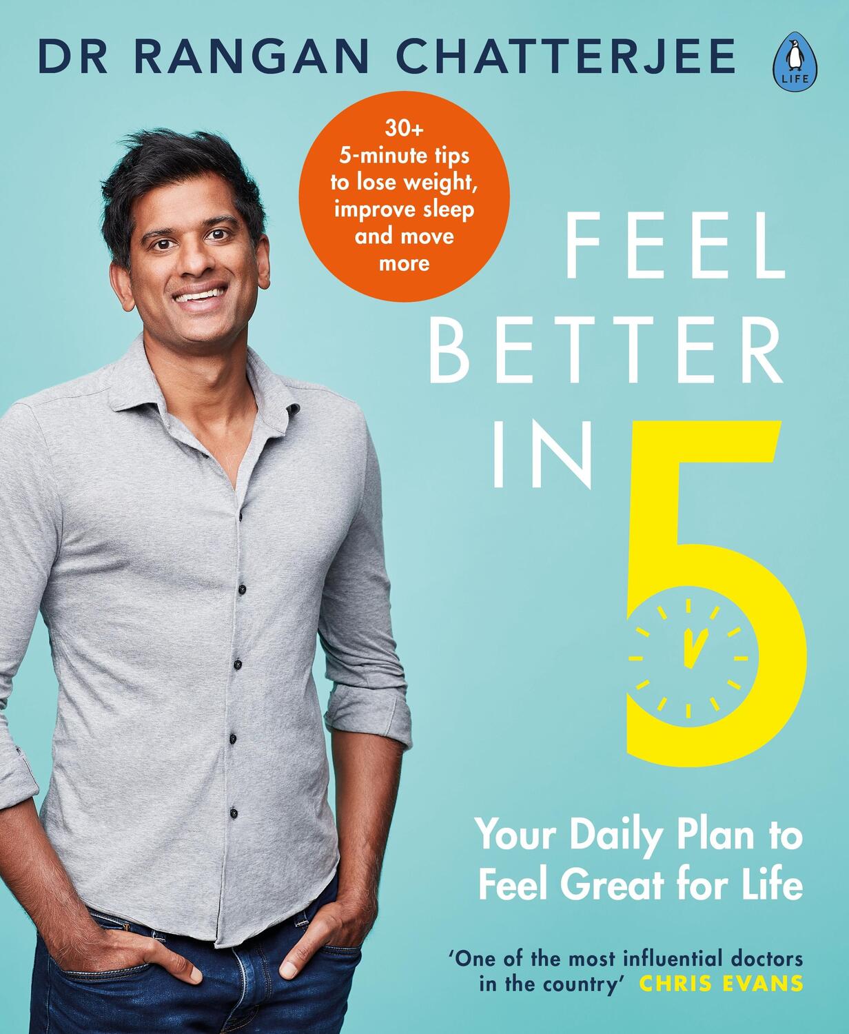 Cover: 9780241397800 | Feel Better In 5 | Your Daily Plan to Feel Great for Life | Chatterjee