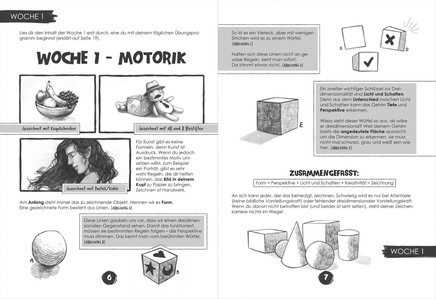 Bild: 9783517303086 | Zeichnen lernen in 5 Wochen | KritzelPixel | Taschenbuch | 80 S.